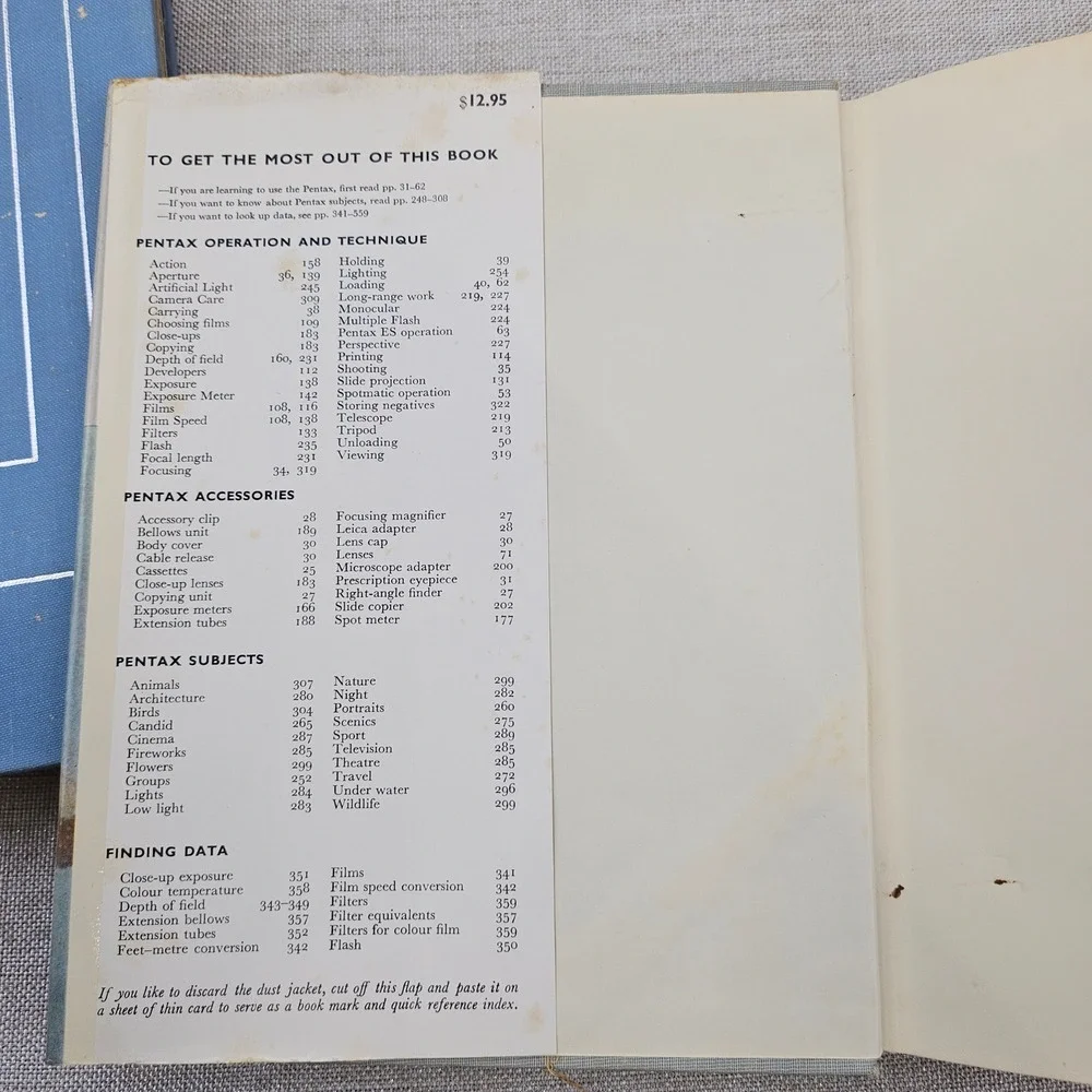 2- The‎ Pentax Way Photography Books by Herbert Keppler Honeywell 1967 & 1973